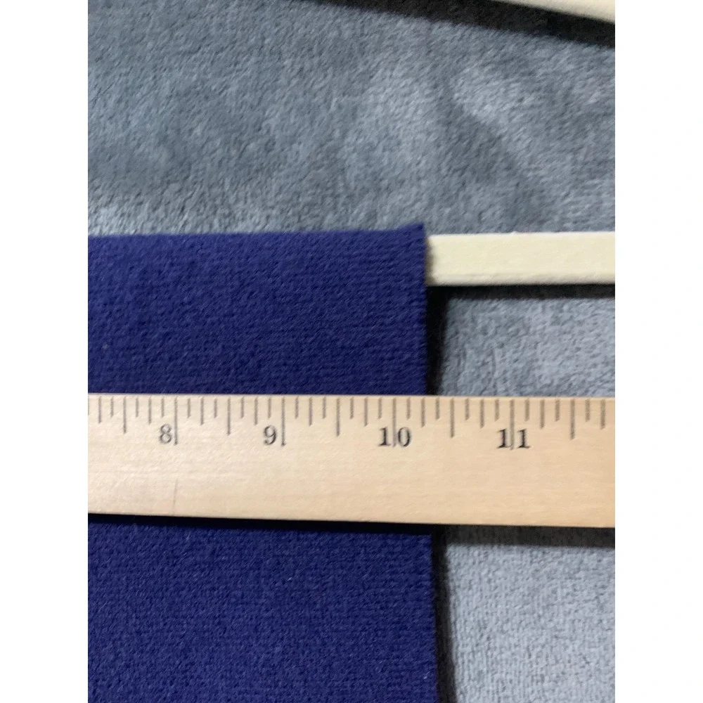 Montana State University Wool Scaft Navy Blue OS Unisex Faribault USA Made EUC